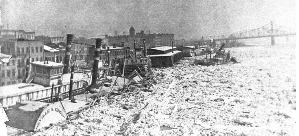 Ohio River Ice 1918