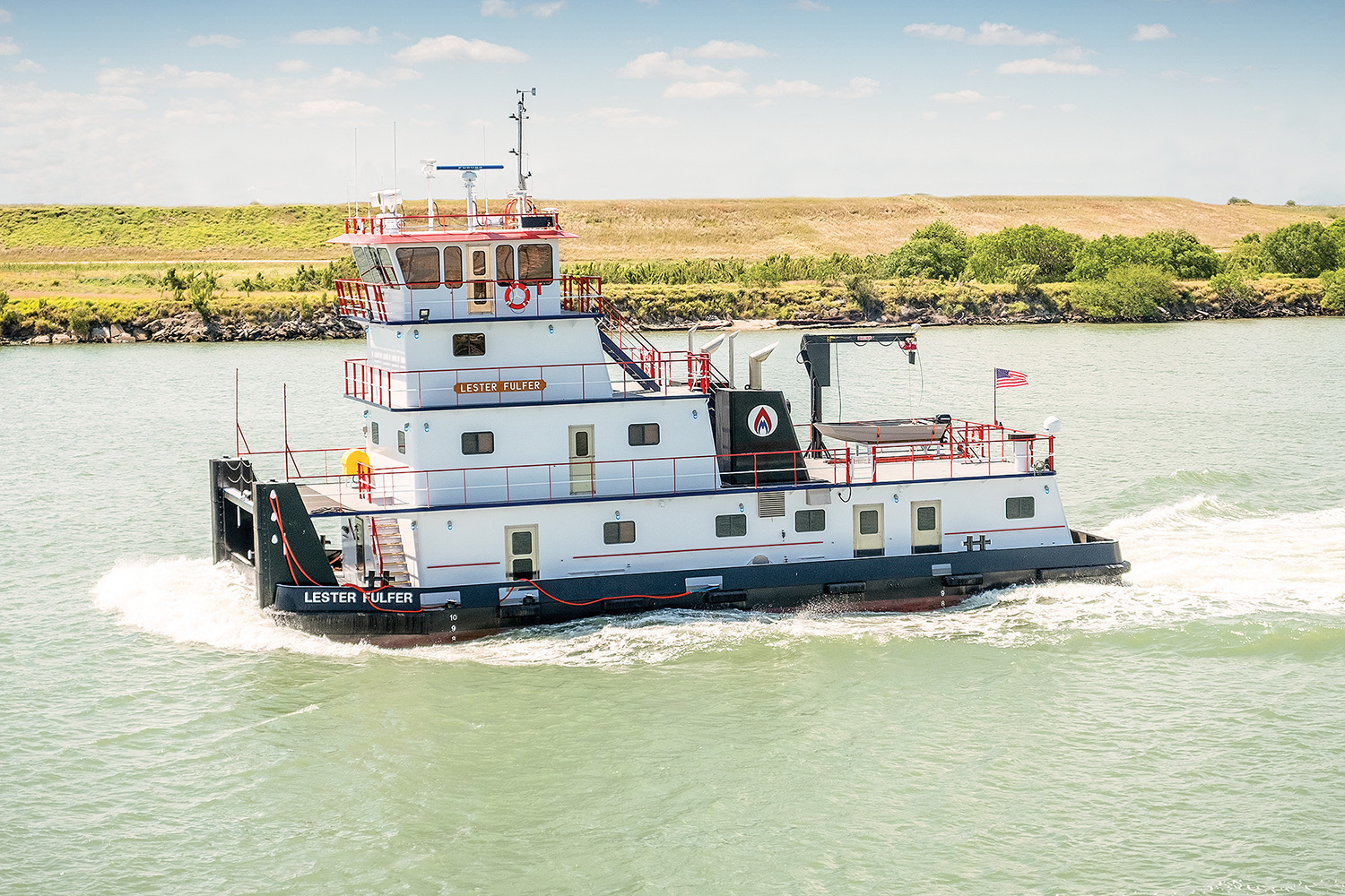 Martin Marine Christens The Mv. Lester Fulfer