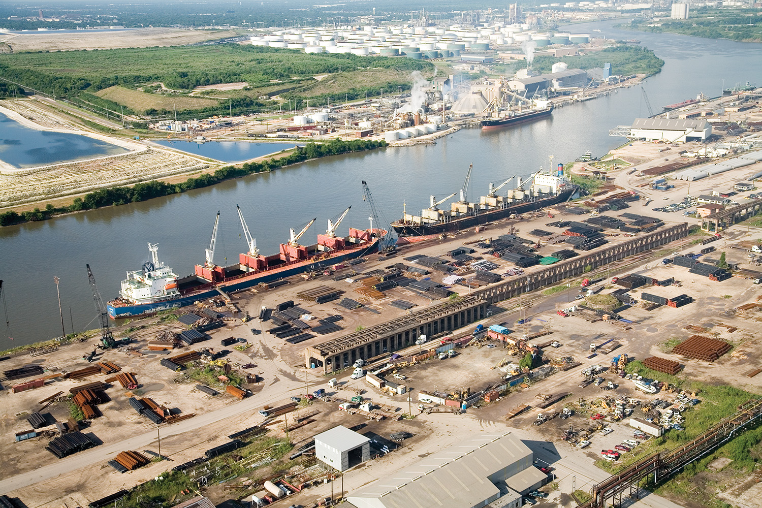 Watco Companies LLC, the owner and operator of Greens Port Industrial Park, located on the Houston Ship Channel, has acquired the assets of Industrial Terminals L.P. (Photo courtesy of Watco Companies LLC)