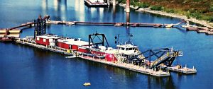 Great Lakes Dredge & Dock Company’s dredge Iowa is a 24-inch hydraulic cutter that operates on the river between Phillips County, Ark., and Hickman, Ky.