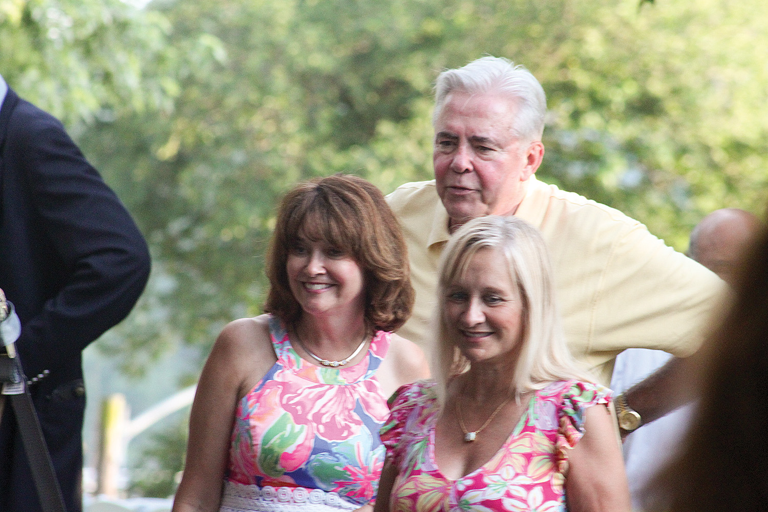 Mary and Mark Knoy, with Debra Calhoun