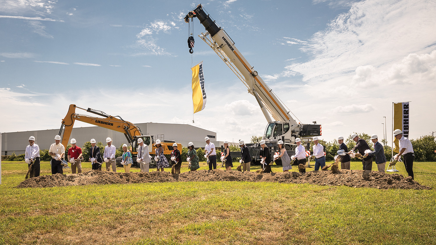 Groundbreaking ceremony for new headquarters facility in Newport News, Va.