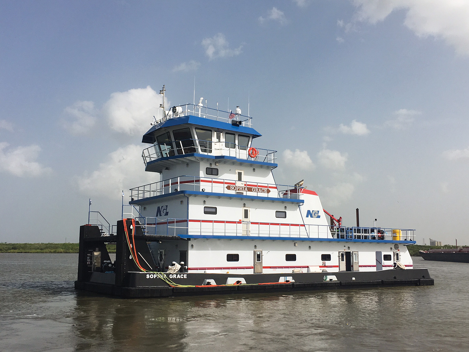 Ngl Christens Mv Sophia Grace The Waterways Journal