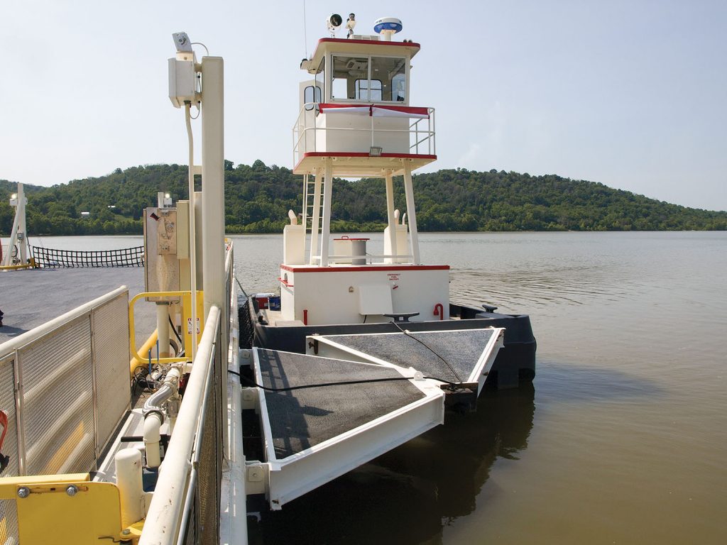 The MS Lucky Lady is powered by two 350 hp. John Deere engines. (Photo by Jim Ross)