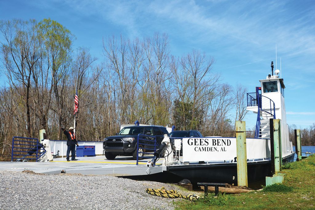 The Gee's Bend Ferry.