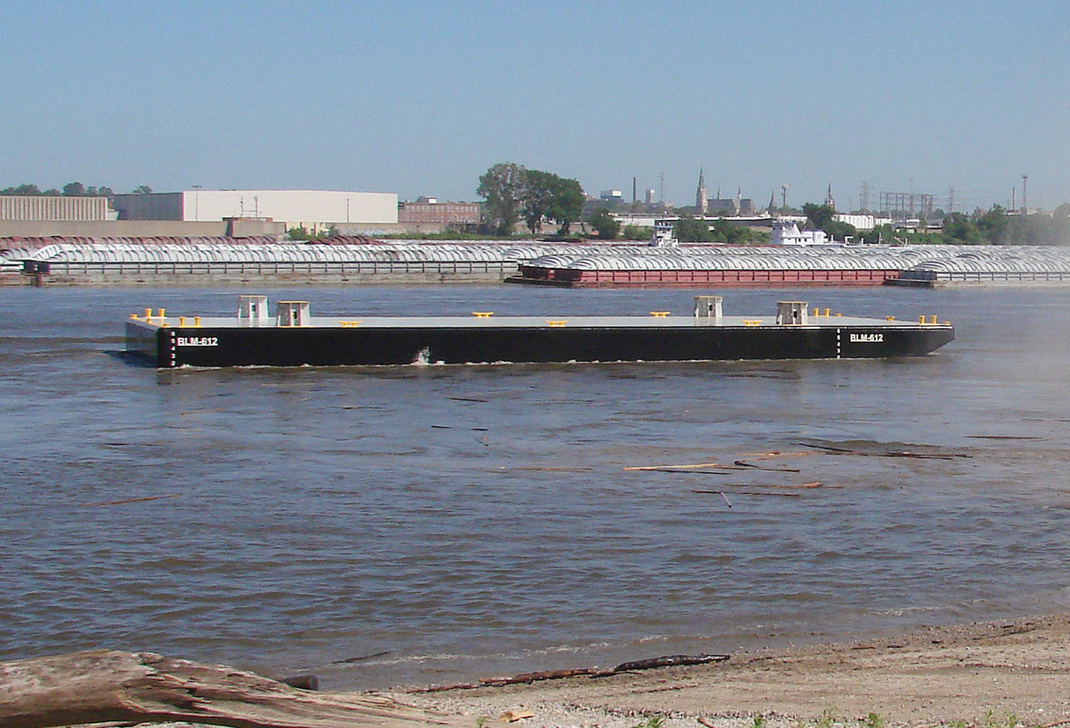 Eagle Fabrication barge launch