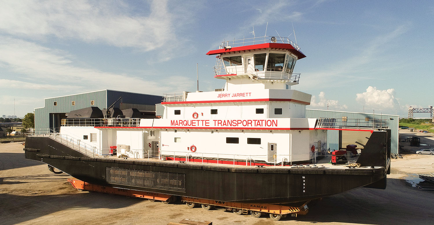 C&C Marine & Repair Delivers Mv. Jerry Jarrett To Marquette