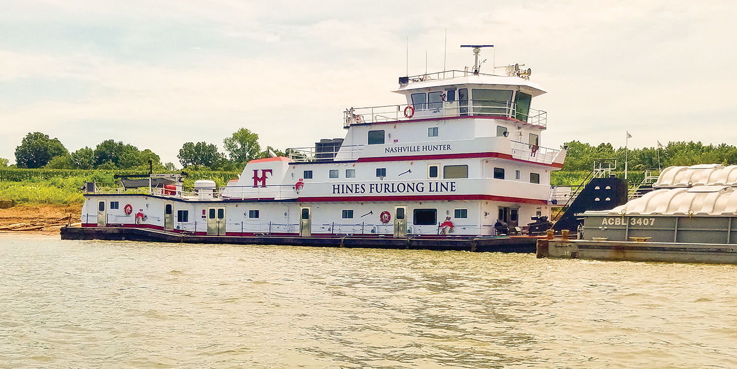 One of the six new boats will be based on the design of the mv. Nashville Hunter. (Photo courtesy of Hines Furlong Line)