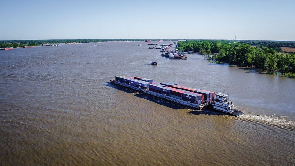 The SEACOR AMH COB shuttle service has nearly doubled in the last year. (Photo courtesy of Port of Greater Baton Rouge)