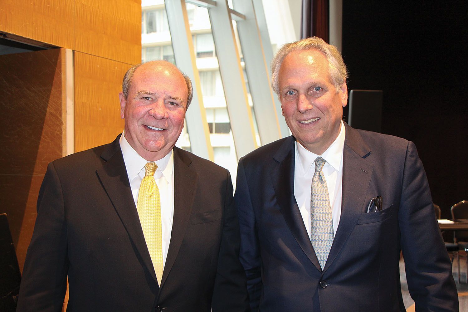 R.D. James and Peter Stephaich. (Photo by Nelson Spencer Jr.)