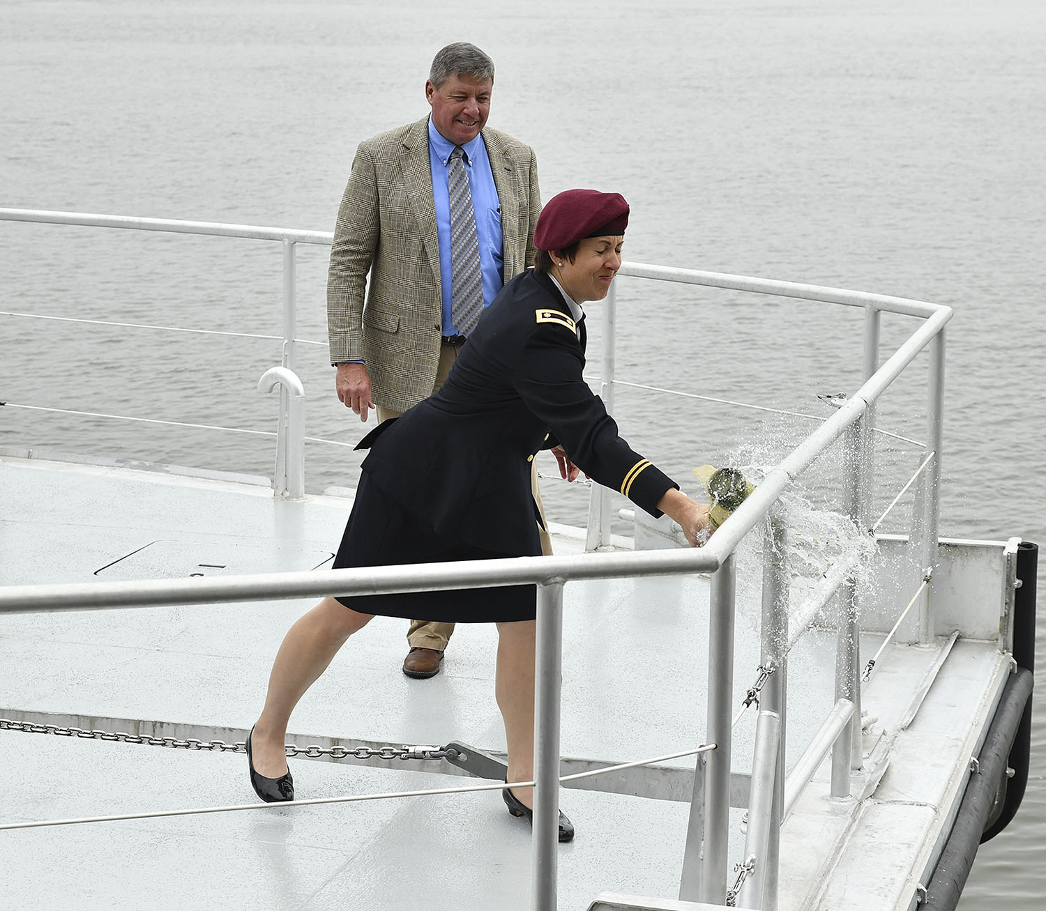 Mobile Engineer District Christens Survey Boat