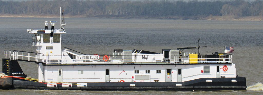 The 3,000 hp. Miss Ellie was delivered by Nichols Boat Company in 2016.