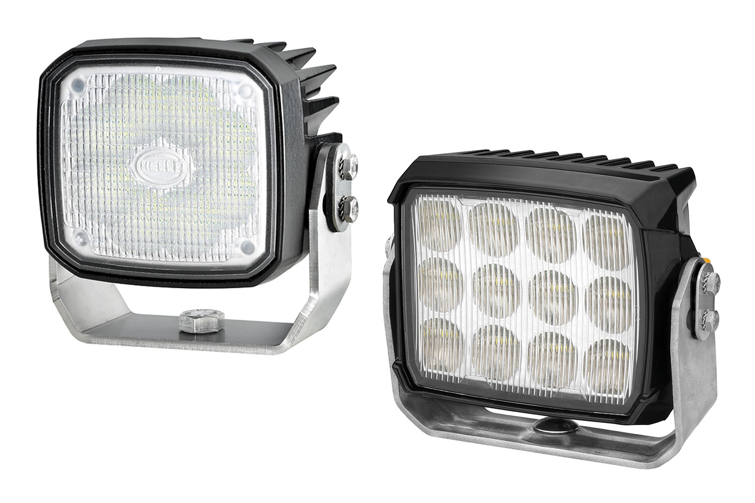 Hella RokLUME LED floodlights are available in 7,500- or 4,300-lumen models.