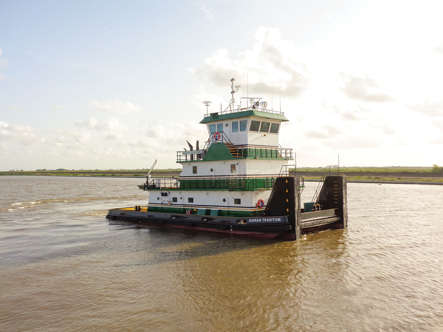 The Higman Tradition, built in 2015 by Hope Services, is typical of the vessels being built for Marine Chartering Associates LLC.