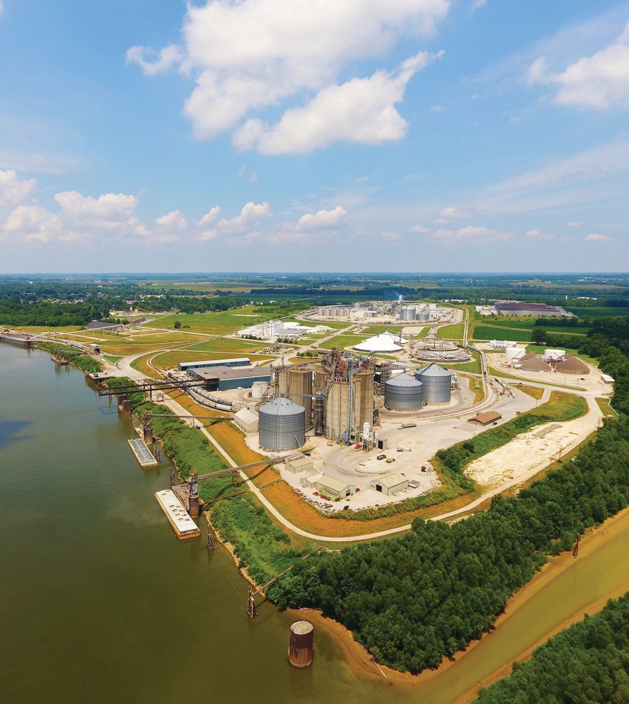 The Port of Indiana-Mount Vernon handled 9.6 million tons of products in 2018. (photo courtesy of the Port of Indiana-Mount Vernon)