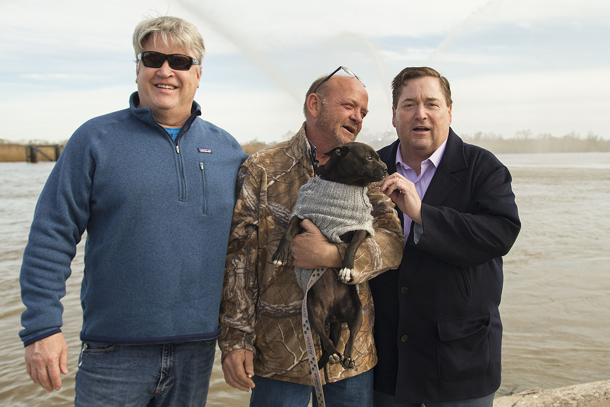 Sean Duffy, Kelly Phillips and Billy Nungesser. (Photo by Frank McCormack)