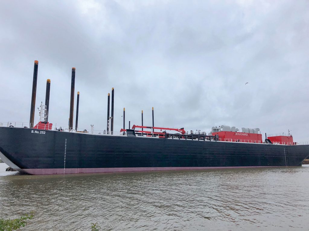 Barge B. No. 252 from Bollinger Shipyards.