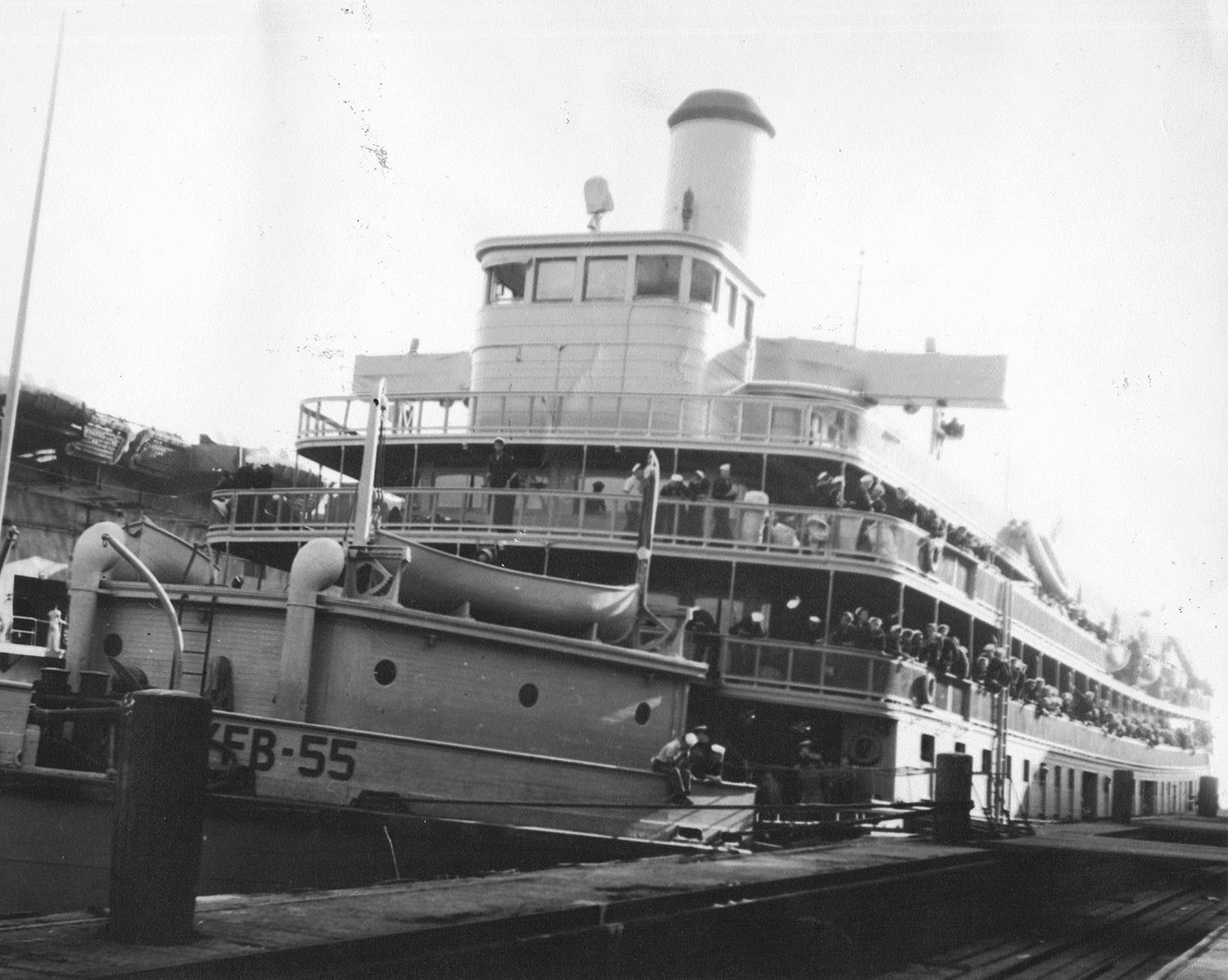 The Delta King during U.S. Navy service. (Keith Norrington collection)