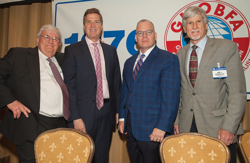 From left, Maurice Hebert, Jeff Tillery, Harold Flanagan and Joel Henderson. (Photo by Frank McCormack)