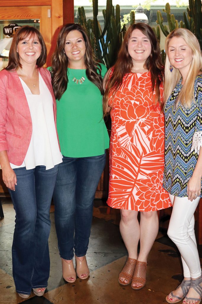 Paducah WIMOS officers: Whitney Cruse, president; Katie Bottoms, vice president; Sarah Watson, treasurer; and Tonya Lindsey, secretary. (Photo by Jeff L. Yates)