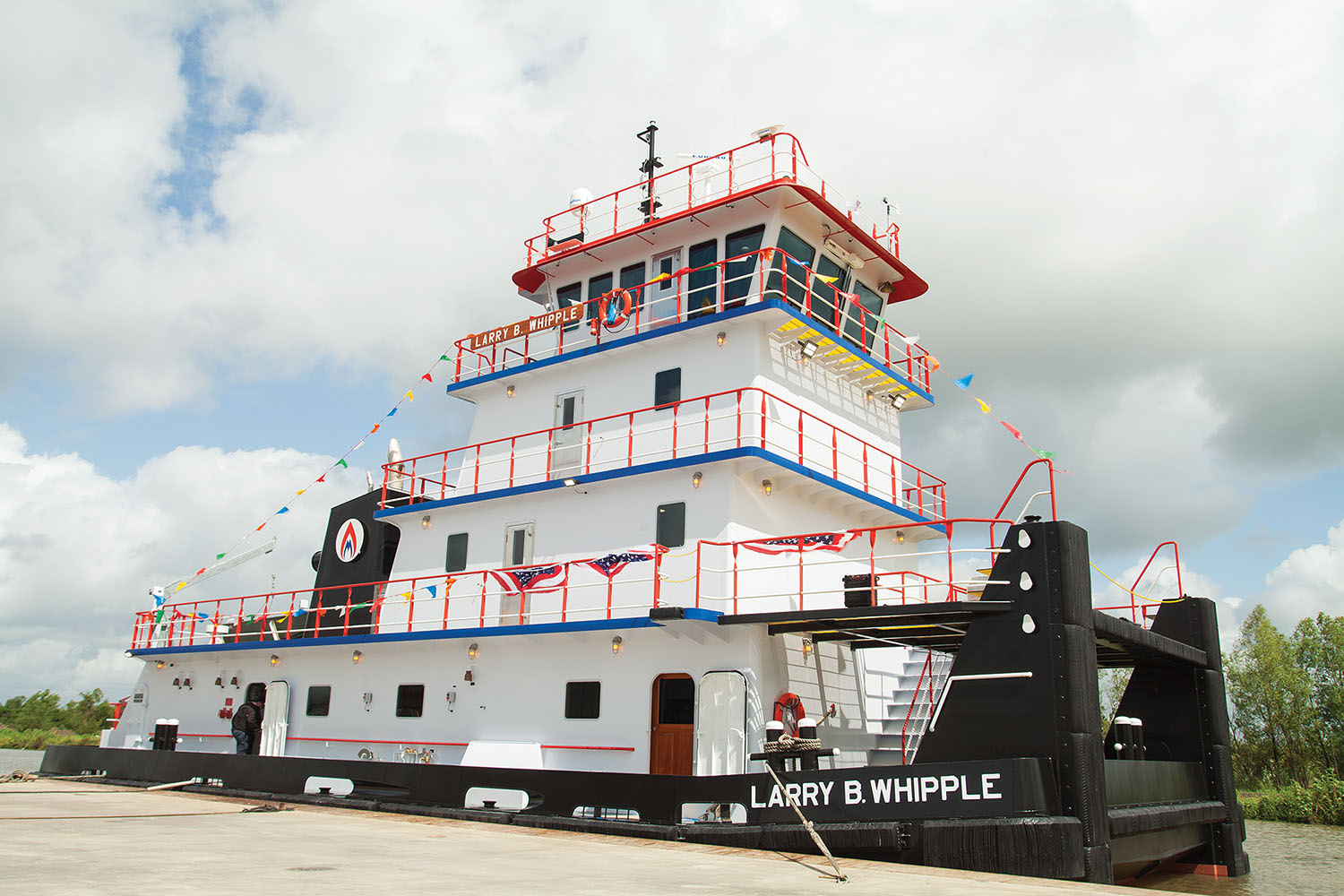 The 2,000 hp. Mv. Larry B. Whipple was built for Maritime Partners LLC by Intracoastal Iron Works. (Photo by Frank McCormack)