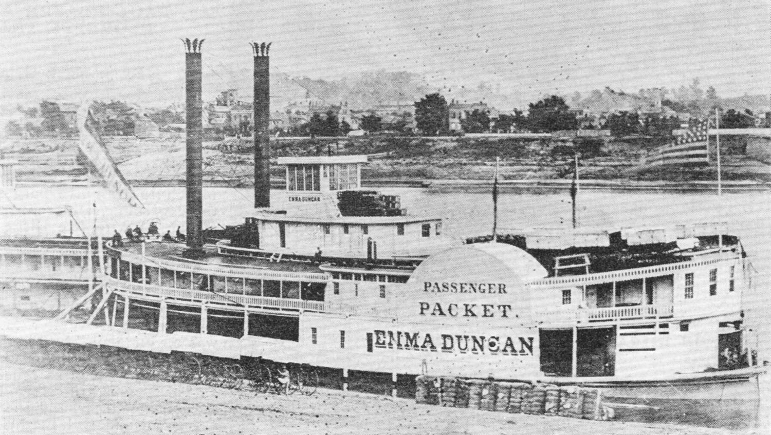 The Emma Duncan at Cincinnati in 1862. (Keith Norrington collection)