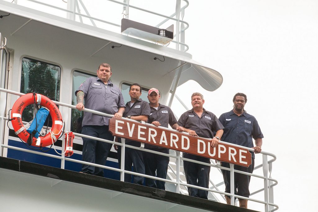 Crew of the Everard Dupre. (Photo by Frank McCormack)