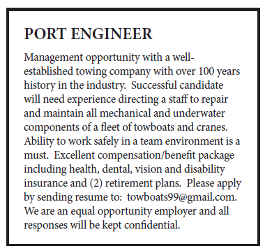 Amherst Madison (2 inch) Port Engineer Port Engineer (2 inch) Management Opportunity