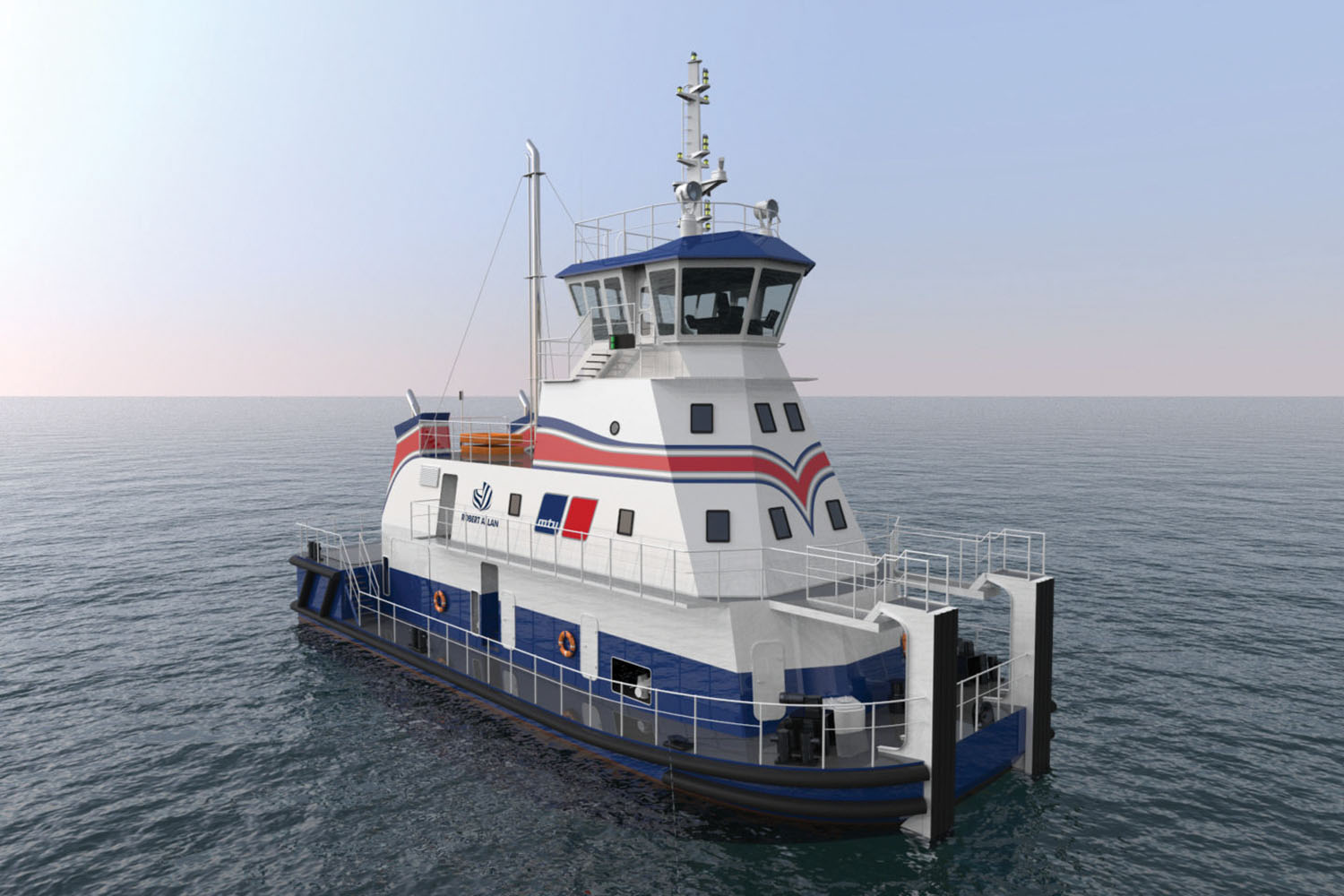 Robert Allan, MTU Develop LNG Towboat Design