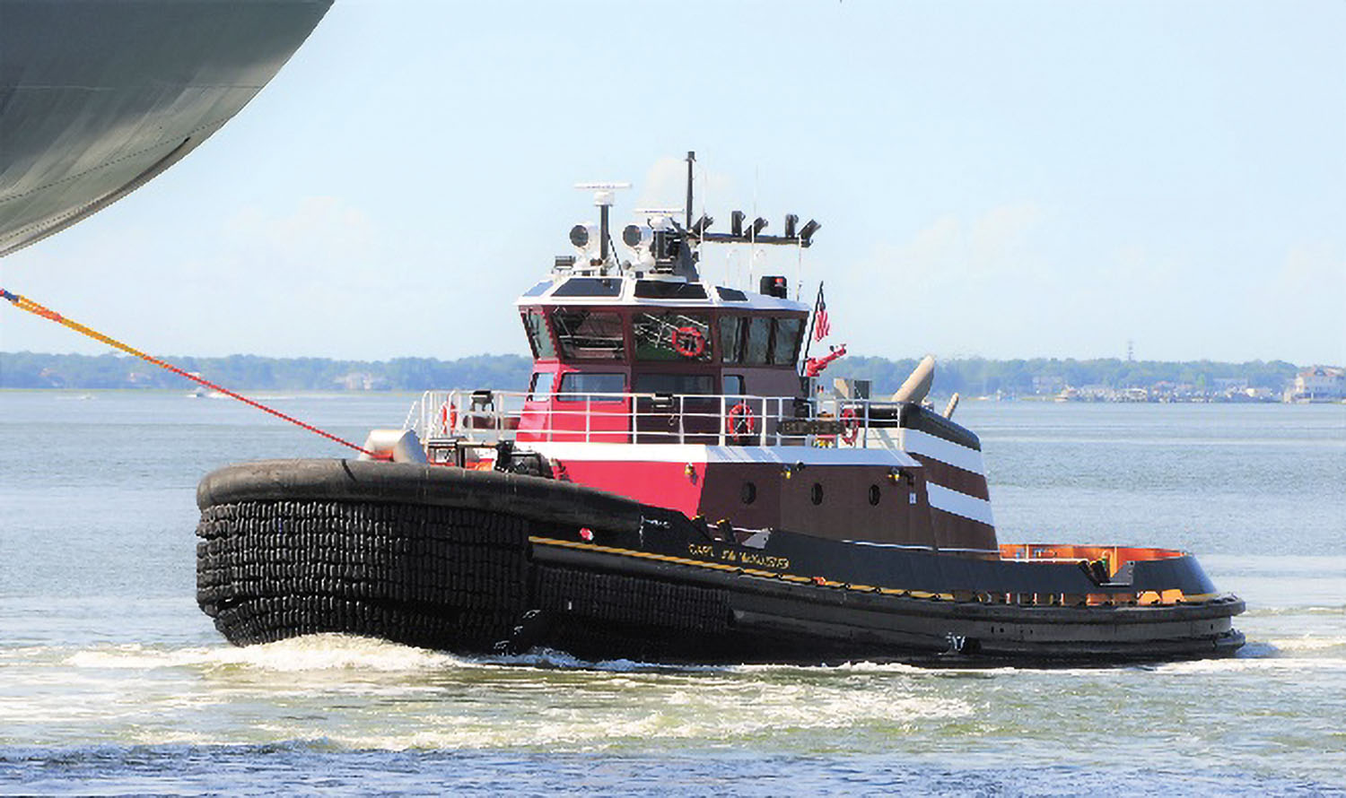 The escort Z-drive tug Capt. Jim McAllister was designed by Jensen Maritime Consultants. (Photo courtesy of Eastern Shipbuilding Group)