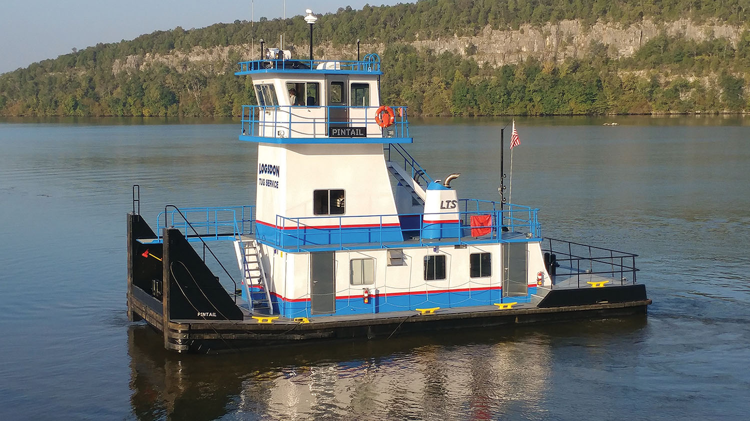 The mv. Pintail, one of Serodino Inc.’s Super Tiger Class of workboats, has been certified to be compliant with Subchapter M design standards.