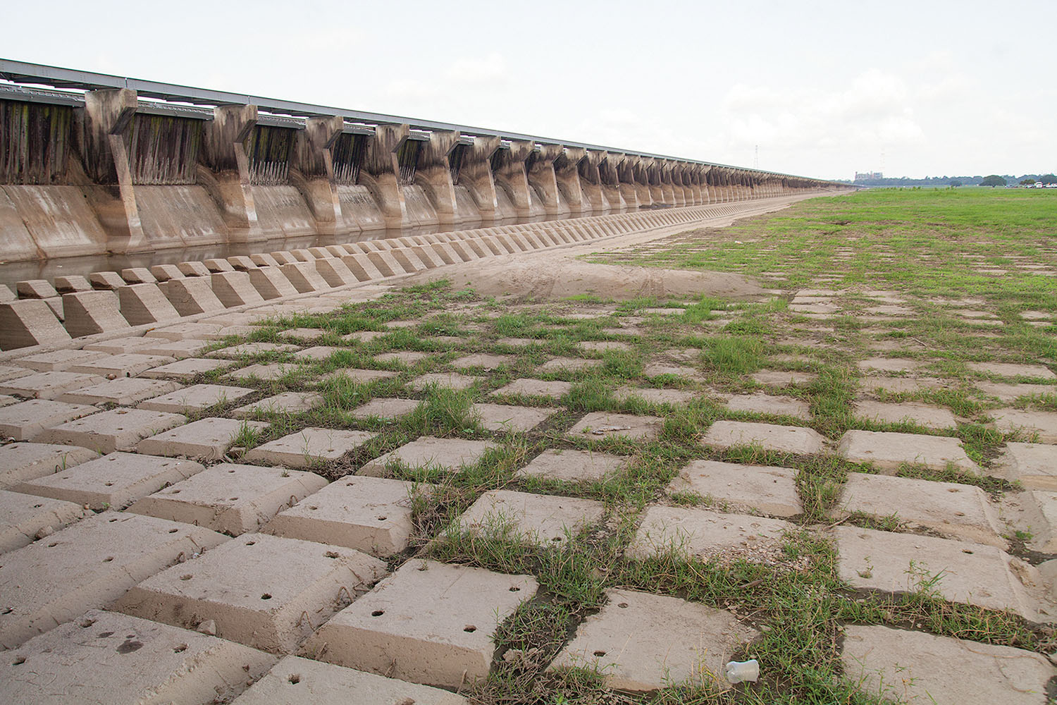 High Water Leaves Mark On Bonnet Carré Spillway, Literally