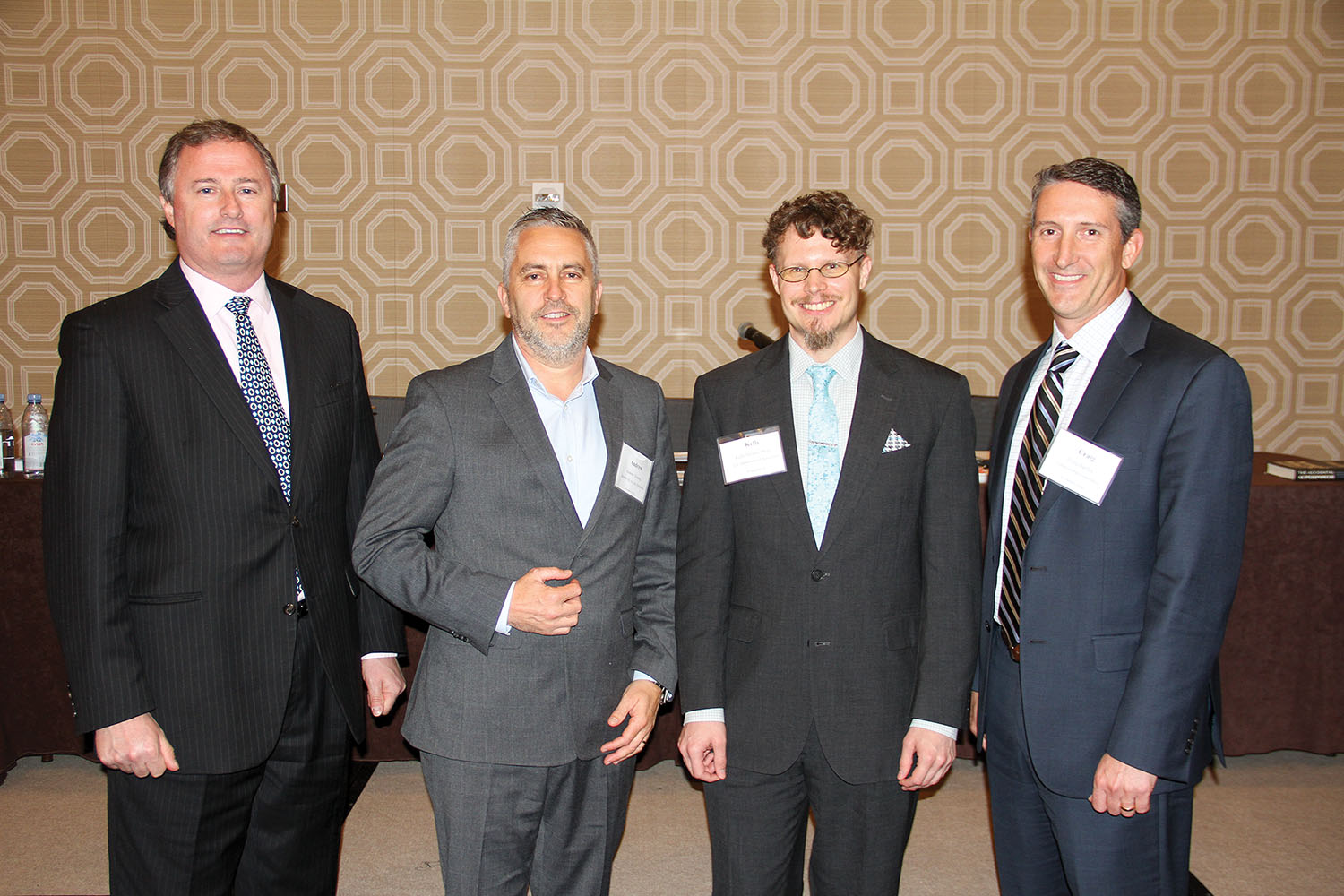 Commodities Panel, from left: Ken Eriksen, Andrew Young, Kelly Nelson and Craig Darilek. (Photo by Nelson Spencer Jr.)