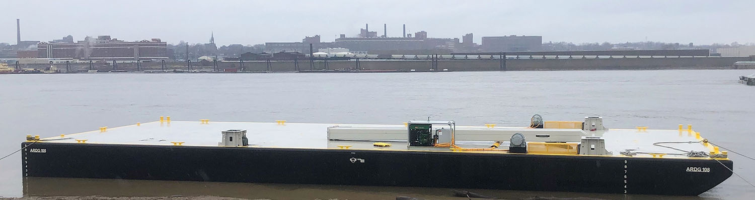 Eagle Fab Launches Deck Barge