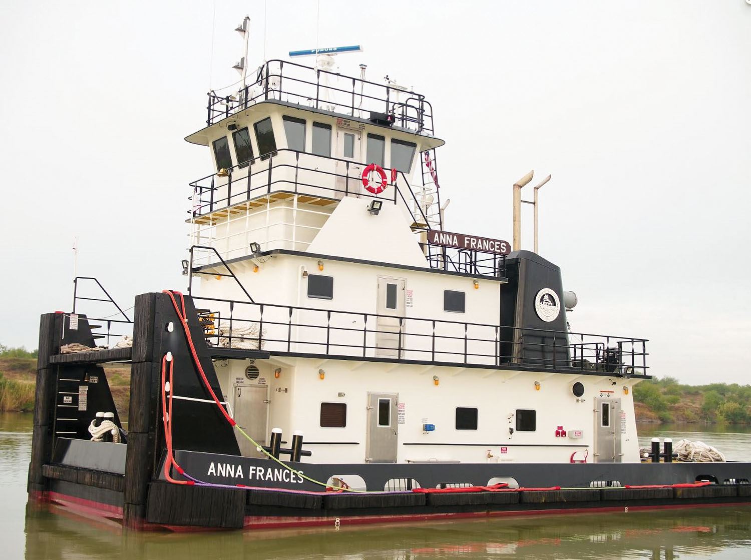 The mv. Anna Frances was built by Southwest Shipyard.