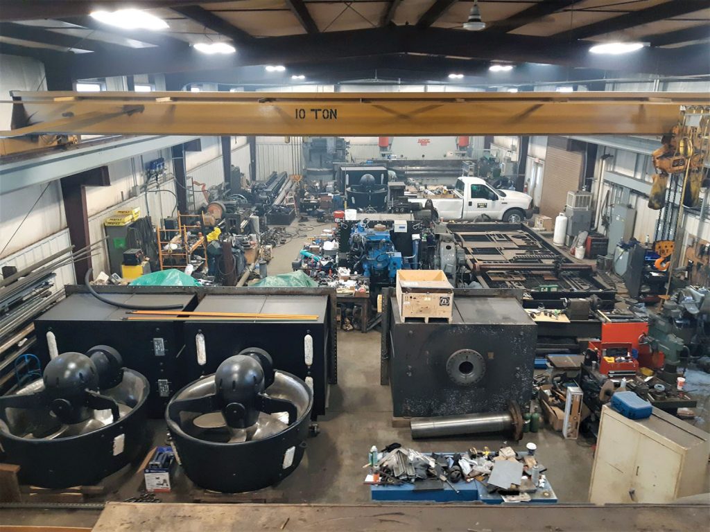    Existing Machine Shop overcrowded with work. (Photo courtesy of Mike's Inc.)