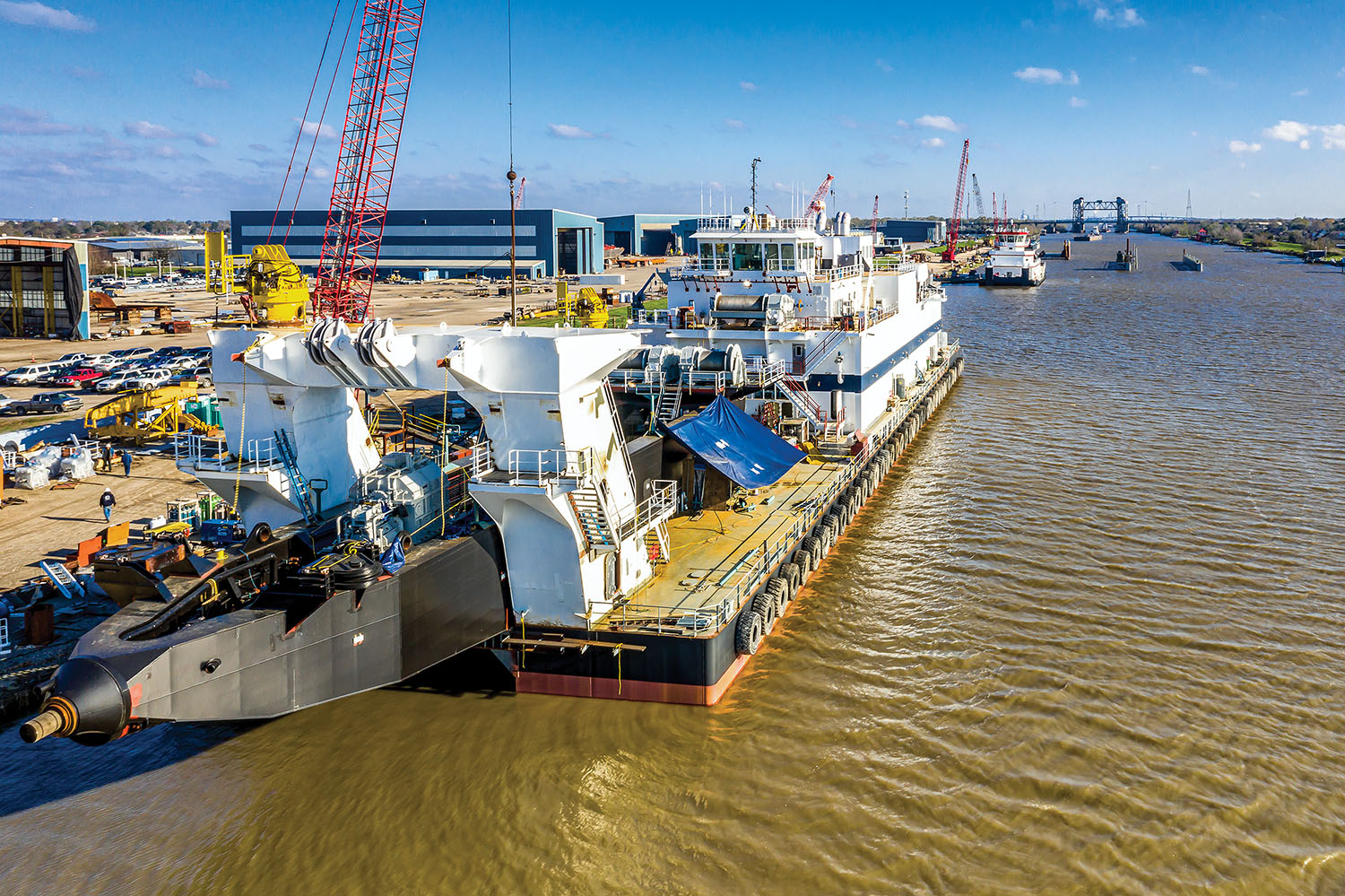 New dredge has 24,000 hp. and a 31.5-inch pipeline diameter.
