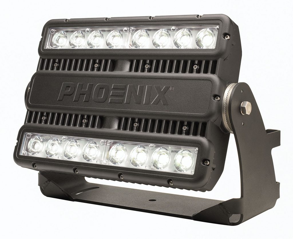 The ModCom 2 LED floodlight from Phoenix Lighting.