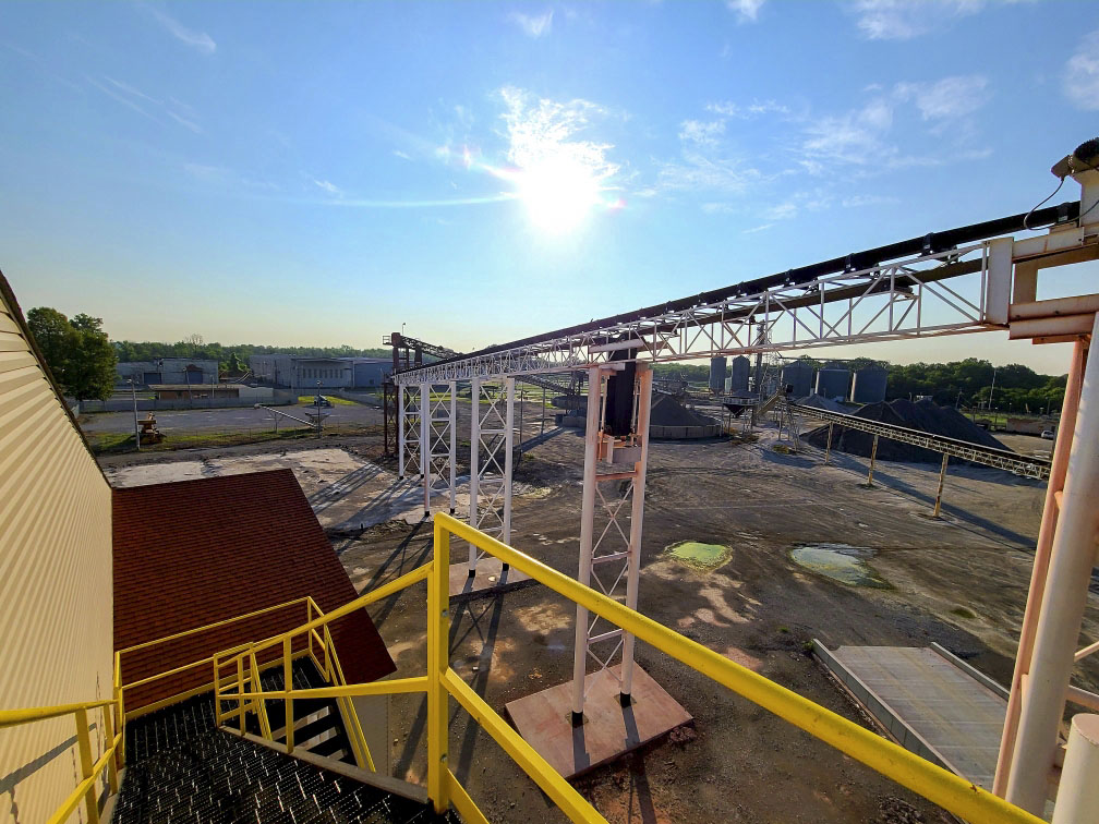 The view from the top of the stairs, looking toward the river. (Photo by Kyle Glisson/Southern FS)