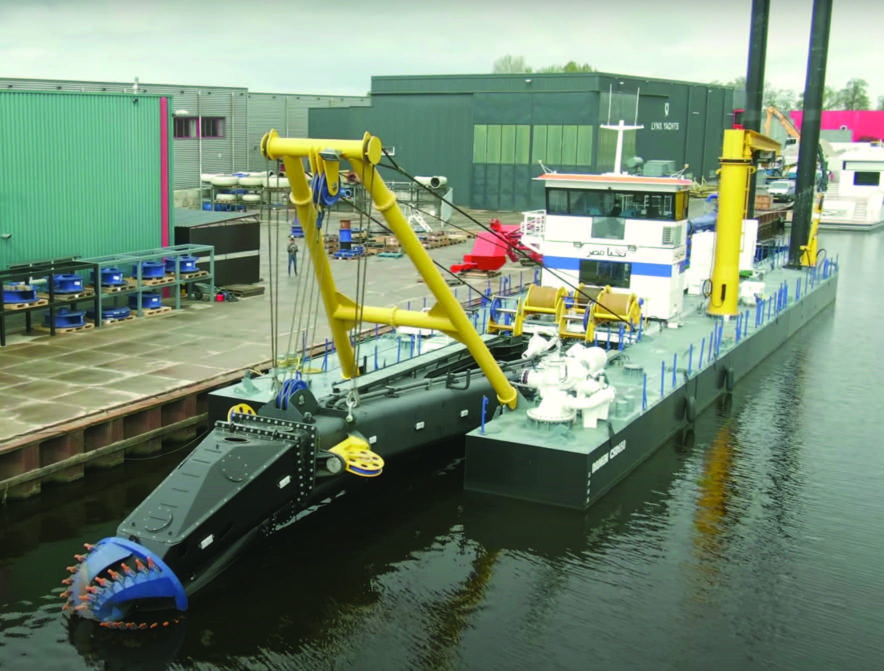 Damen Shipyards Group recently completed its first Electric Cutter Suction Dredger 650.