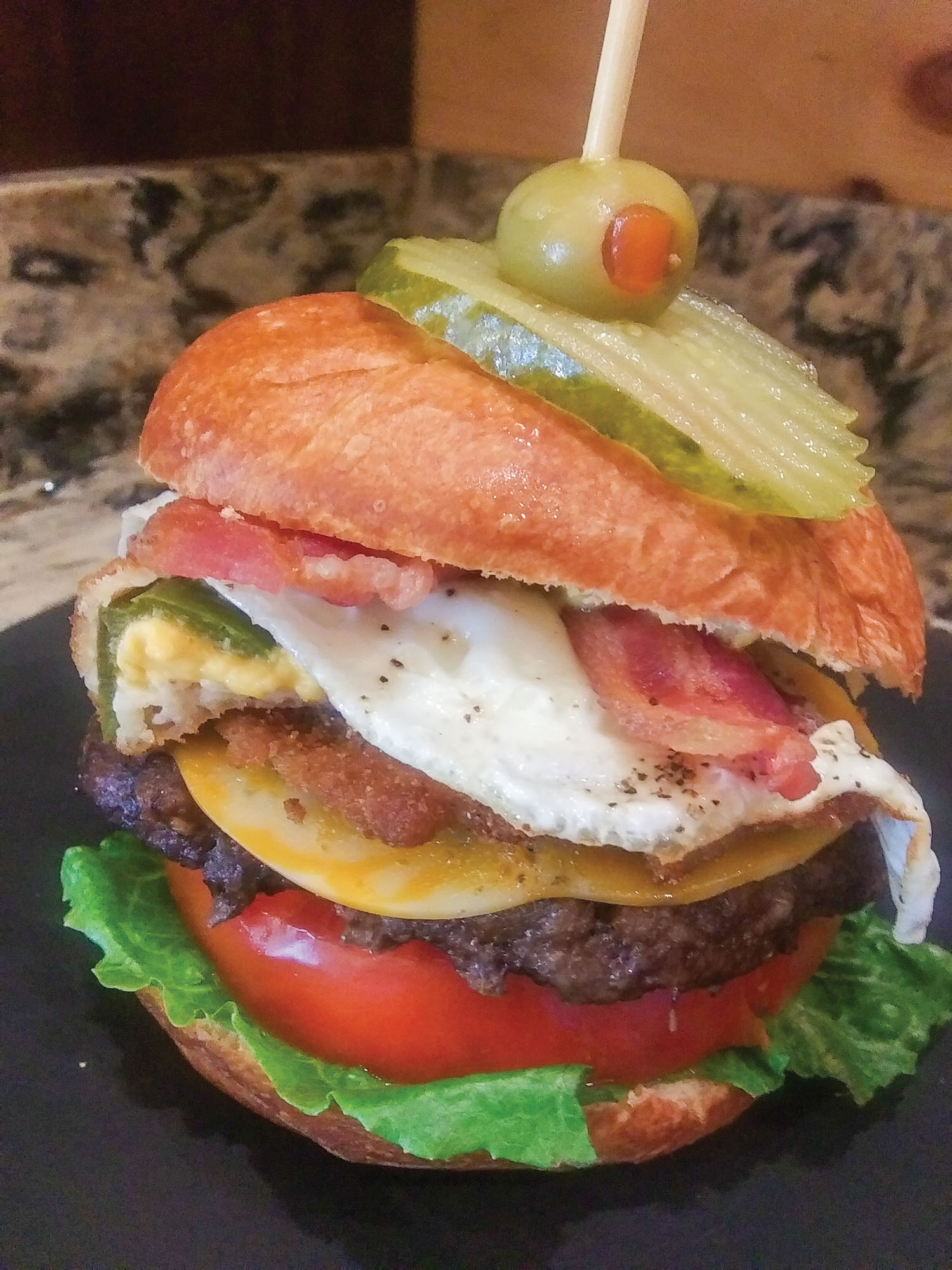 Dressed-Up Burger.