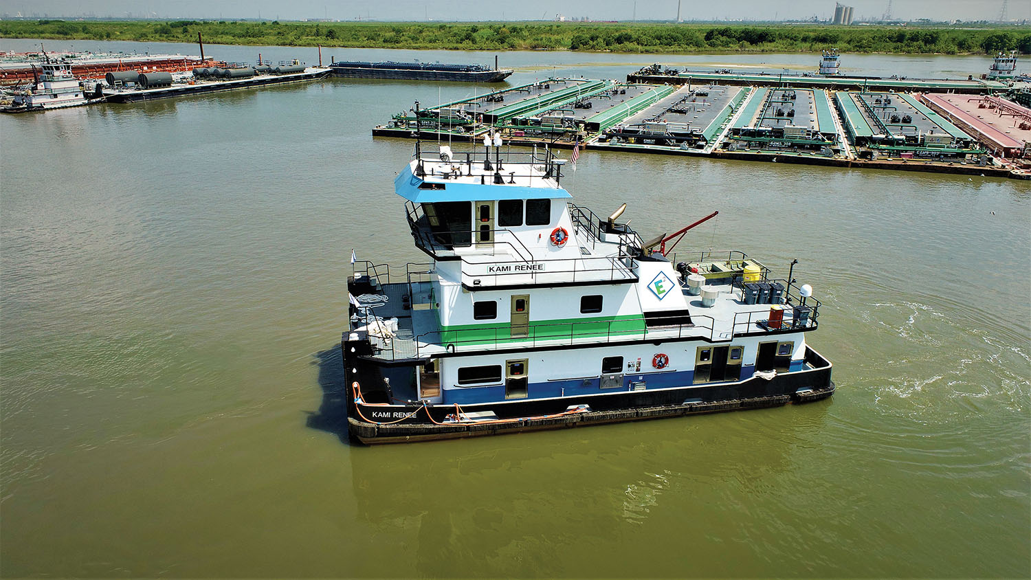 The 1,600 hp. mv. Kami Renee was built for E-Squared Marine Service by Vessel Repair. (Photo courtesy of E- Squared Marine Service)