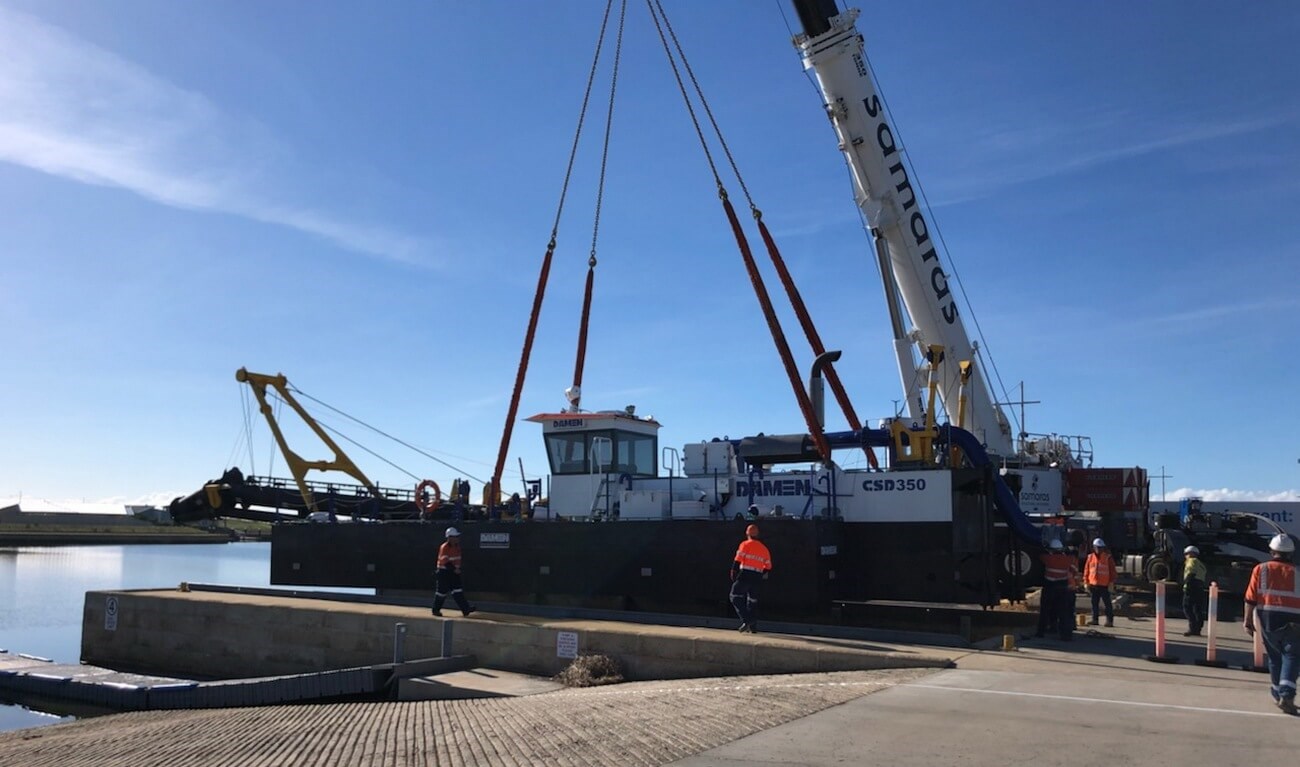 Damen Delivers Dredges to Australia and South Africa