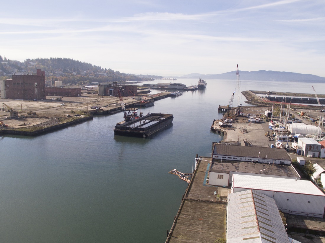 Whatcom Waterway Remediation Project Removed Contaminated Sediment and Waterfront Structures to Allow for Mixed Use Access