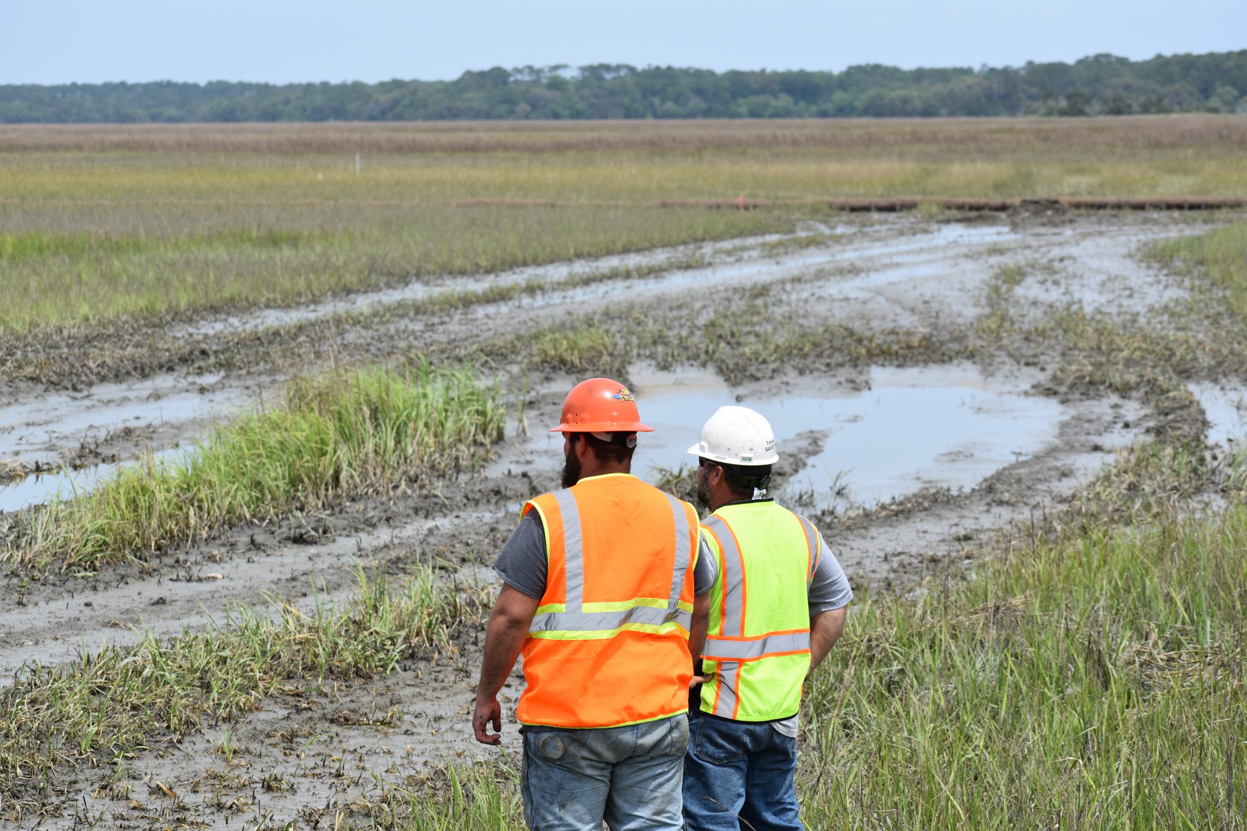 Beneficial Use Pilot Project Underway for Jekyll Creek