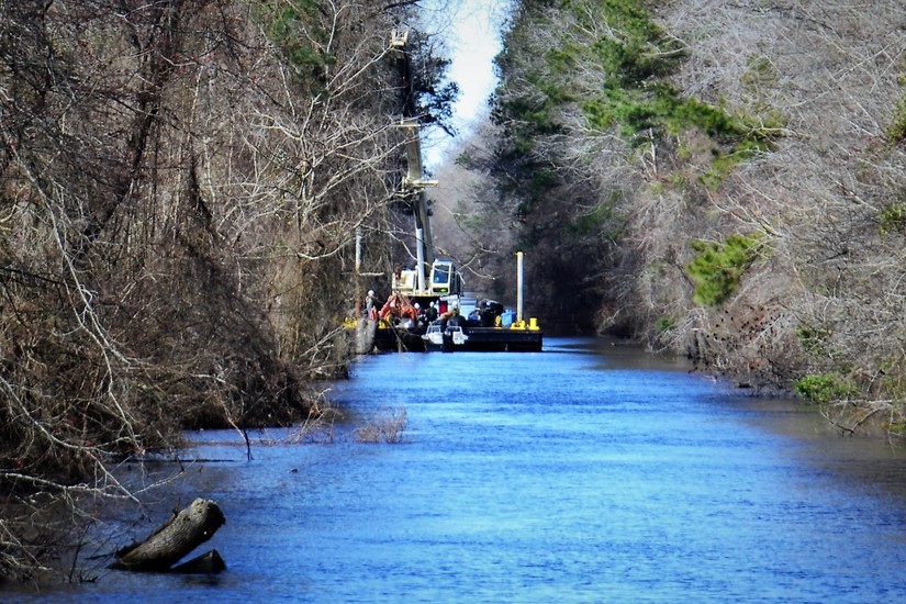 Peterson Companies Dredges at Dismal Swamp Canal