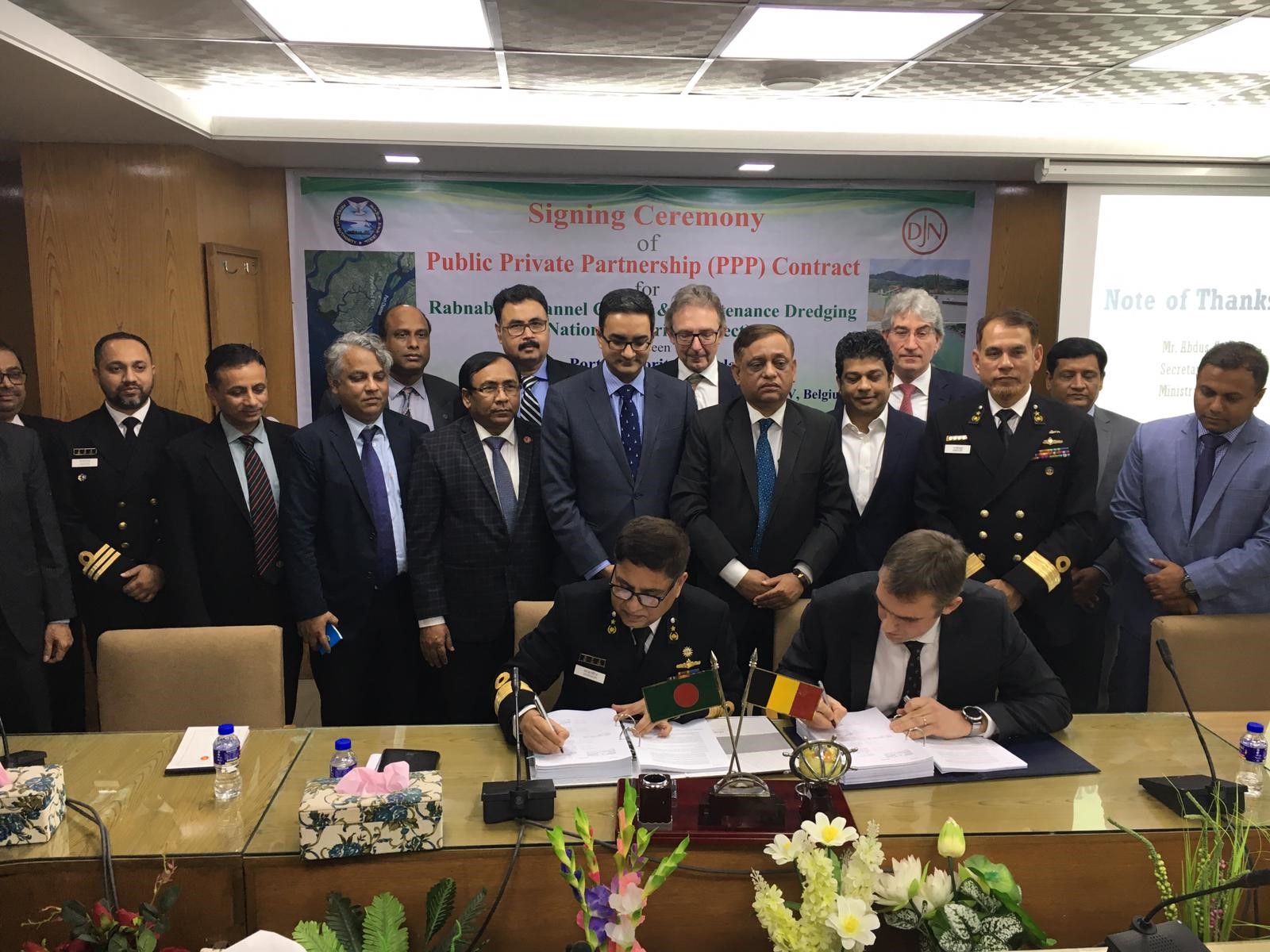 Jan De Nul Group Subsidiary Signs agreement with Payra Port Authority in Bangladesh