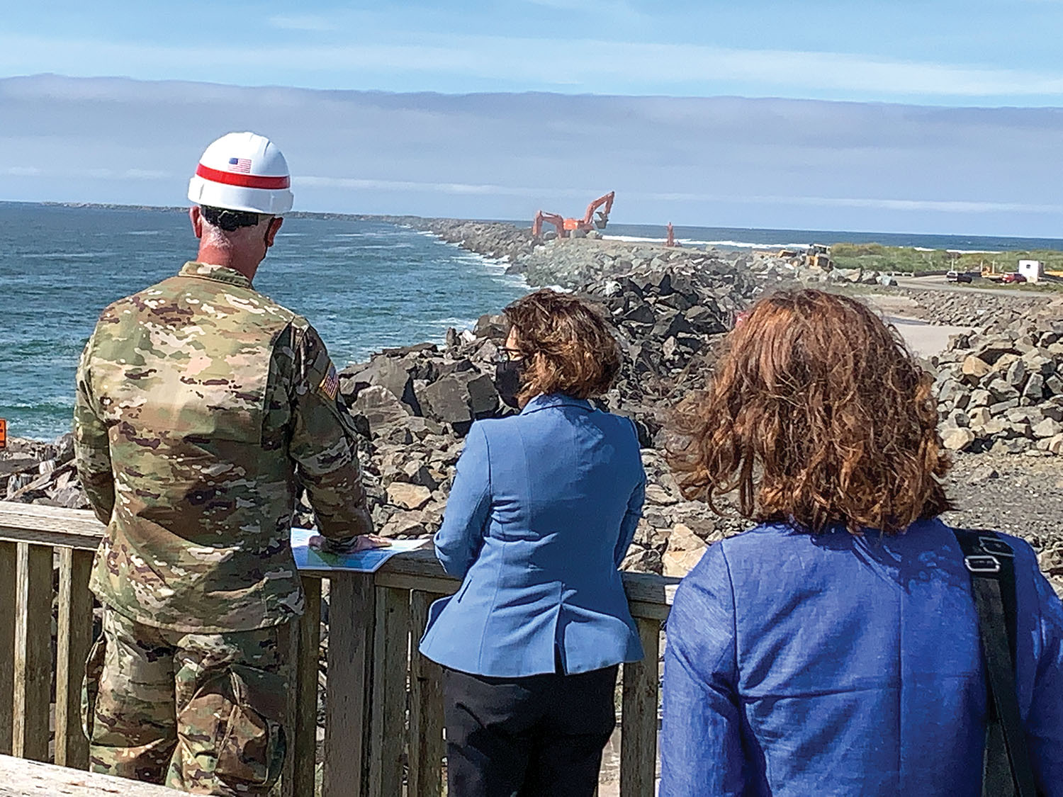 Officials Celebrate Columbia Jetty Rehabilitation