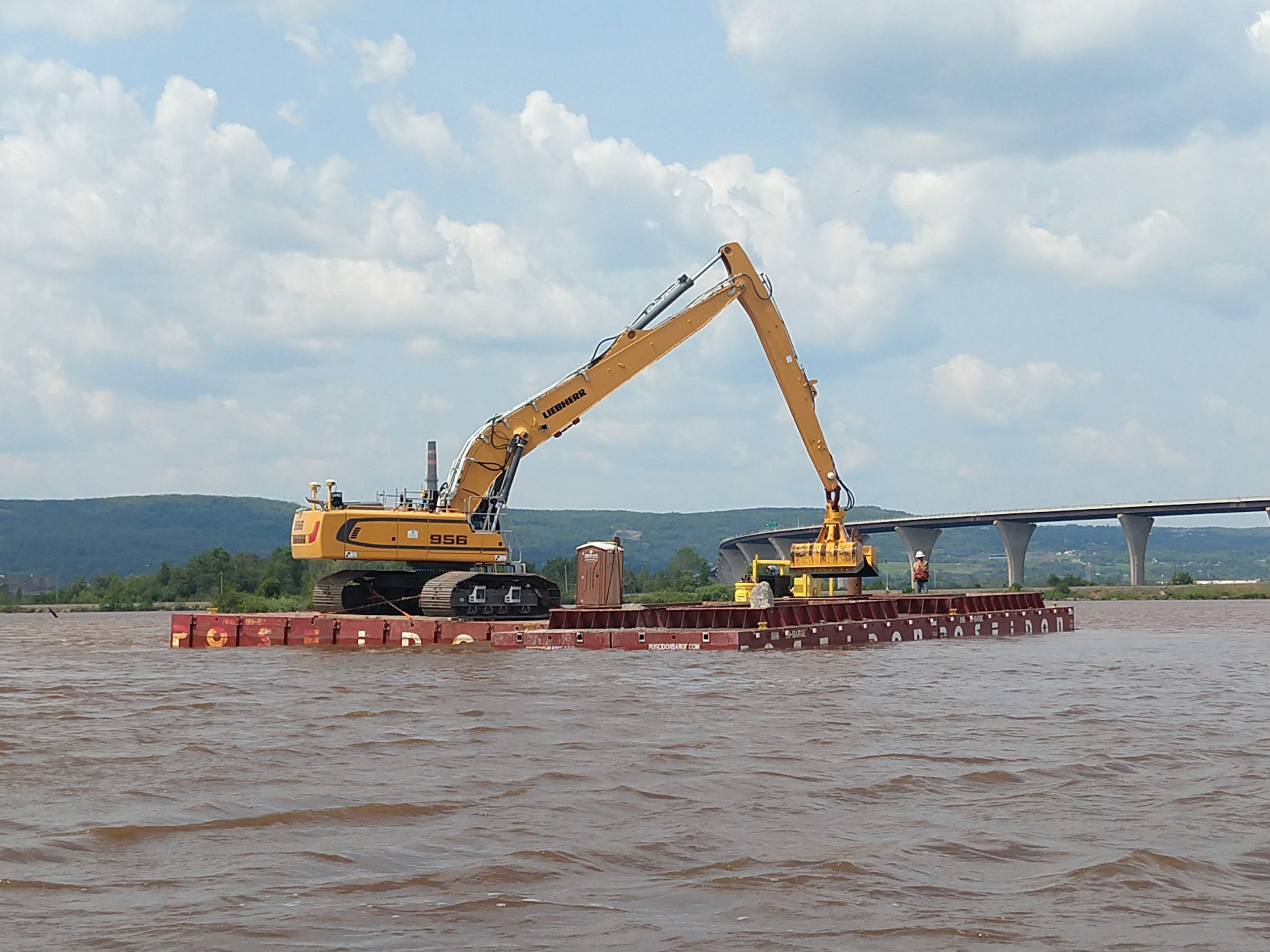 Dredging and Restoration on the St. Louis Turn Wood Waste to Beneficial Habitat