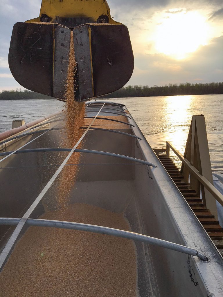 Jefferson County Port Authority Executive Director Neal Breitweiser sees a need for grain-handling facilities shaping the county’s port future. (Photo courtesy of Riverview Commerce Park Terminal)